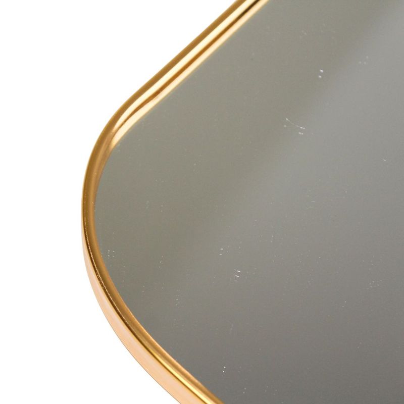 Casa si Gradina - Decoratiuni - Oglinzi - Oglinda cadru metalic dreptunghiular auriu 55x45 cm - Infinity.ro