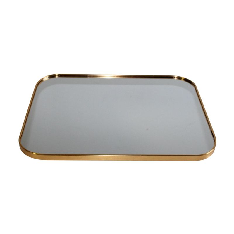 Casa si Gradina - Decoratiuni - Oglinzi - Oglinda cadru metalic dreptunghiular auriu 55x45 cm - Infinity.ro