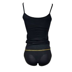 Set tricou si chiloti fete Rossoporpora, Negru