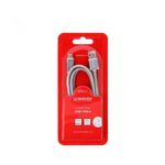 Laptop, Telefoane si Tablete - Telefoane mobile si accesorii - Accesorii Telefoane - Cabluri si adaptoare telefoane - Cablu USB 2 in 1 cu conector USB Type C argintiu 1m protectie metalica Steel Line Skross - Infinity.ro