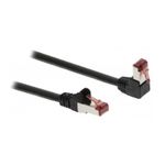 PC, gaming si accesorii - Retelistica - Cabluri si accesorii - Cablu CAT6 SFTP Network Cable RJ45 8P8C tata - RJ45 8P8C tata 3m cupru negru VALUELINE - Infinity.ro