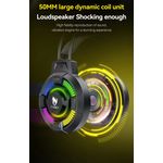 TV, Audio-Video si Foto - Portabile audio - Casti audio - Casti audio gaming cu microfon ajustabil omnidirectional, sunet 7.1, compatibil PC, Laptop, iluminare LED, control volum - Infinity.ro