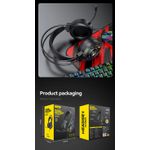 TV, Audio-Video si Foto - Portabile audio - Casti audio - Casti audio gaming cu microfon ajustabil omnidirectional, sunet 7.1, compatibil PC, Laptop, iluminare LED, control volum - Infinity.ro