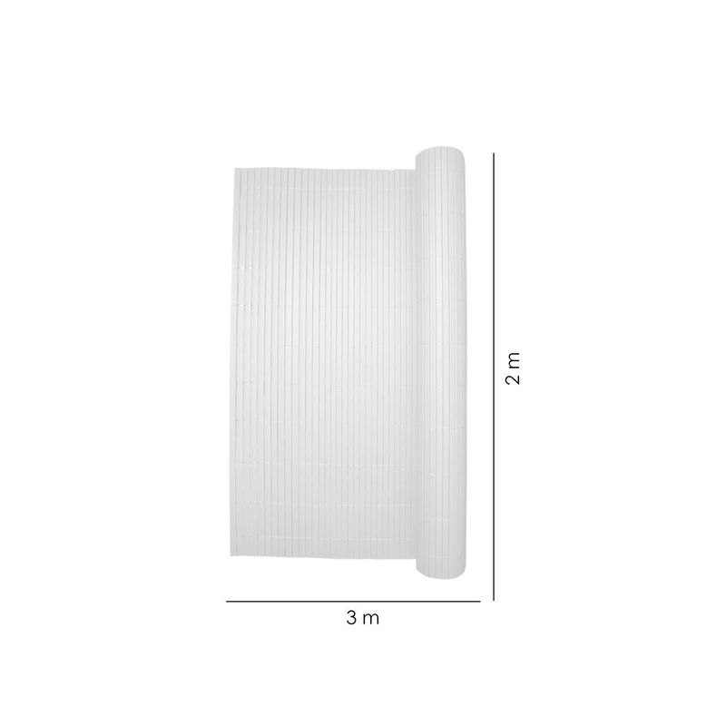 Casa si Gradina - Decoratiuni - Pereti despartitori si paravane - Paravan pentru balcon, terasa, gard, PVC, tip bambus, 1300 g/m2, UV, 3x2 m - Infinity.ro