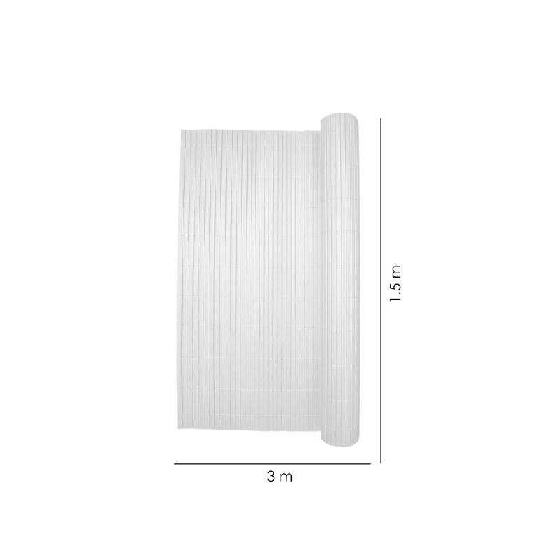 Casa si Gradina - Decoratiuni - Pereti despartitori si paravane - Paravan pentru balcon, terasa, gard PVC, stil bambus, 1300 g/m2, UV, 3x1.5 m - Infinity.ro