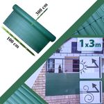 Casa si Gradina - Decoratiuni - Pereti despartitori si paravane - Paravan pentru balcon, terasa, gard PVC, verde, 1300 g/m2, UV, 3x1 m - Infinity.ro