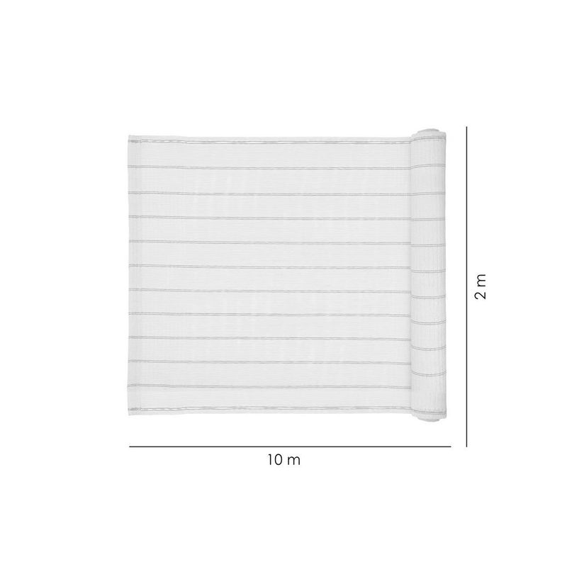 Casa si Gradina - Decoratiuni - Pereti despartitori si paravane - Paravan pentru balcon, terasa, gard, bej, 185 g/m2, UV, 10x2 m - Infinity.ro
