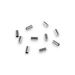 Casa si Gradina - Decoratiuni - DIY - Articole mercerie - Set 10 terminatii de lipit din otel inoxidabil Crisalida, diametru 2 mm, Argintiu - Infinity.ro
