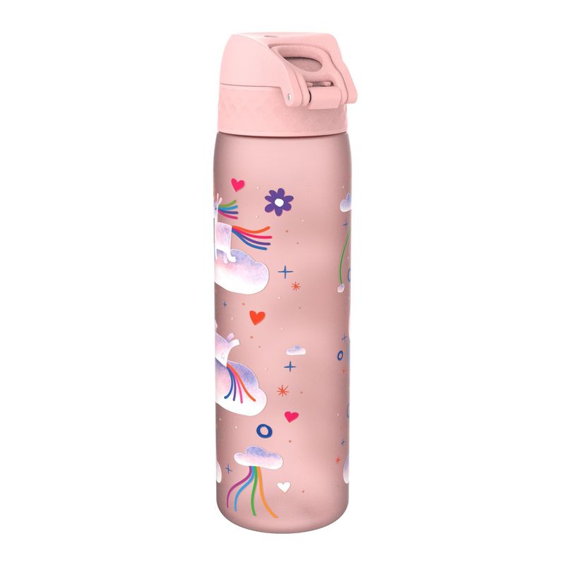 Casa si Gradina - Bucatarie si vesela - Cani si pahare - Sticle - Sticla apa pentru copii Slim, recyclon, 500ml, Unicorn Rainbows - Ion8 - Infinity.ro