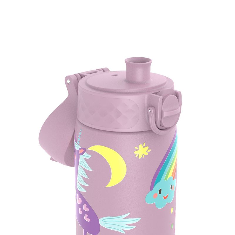 Casa si Gradina - Bucatarie si vesela - Cani si pahare - Sticle - Sticla apa pentru copii Slim, inox, 600ml, Unicorns - Ion8 - Infinity.ro