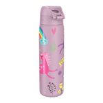 Casa si Gradina - Bucatarie si vesela - Cani si pahare - Sticle - Sticla apa pentru copii Slim, inox, 600ml, Unicorns - Ion8 - Infinity.ro