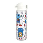 Casa si Gradina - Bucatarie si vesela - Cani si pahare - Sticle - Sticla apa pentru copii Slim, recyclon, 500ml, Robots - Ion8 - Infinity.ro