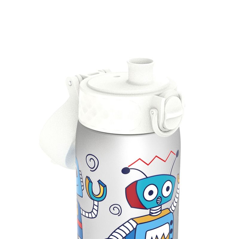 Casa si Gradina - Bucatarie si vesela - Cani si pahare - Sticle - Sticla apa pentru copii Slim, recyclon, 500ml, Robots - Ion8 - Infinity.ro