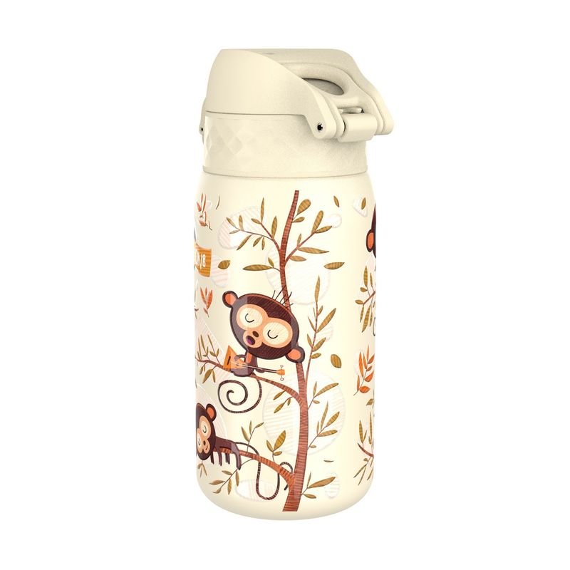 Casa si Gradina - Bucatarie si vesela - Cani si pahare - Sticle - Sticla apa pentru copii, inox, 400ml, Monkeys - Ion8 - Infinity.ro