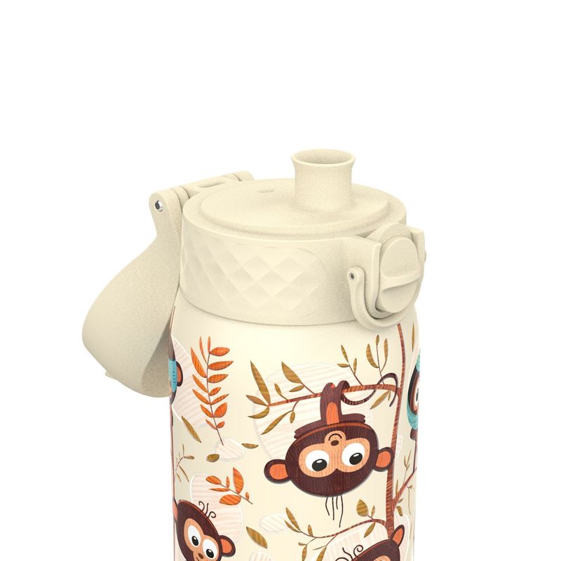 Casa si Gradina - Bucatarie si vesela - Cani si pahare - Sticle - Sticla apa pentru copii, inox, 400ml, Monkeys - Ion8 - Infinity.ro