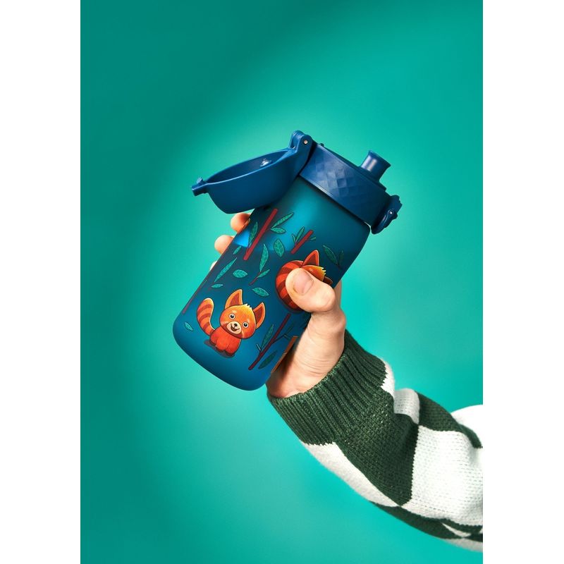 Casa si Gradina - Bucatarie si vesela - Cani si pahare - Sticle - Sticla apa pentru copii, recyclon, 350ml, Red Pandas - Ion8 - Infinity.ro