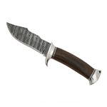 Sport si Outdoor - Camping - Cutite, bricege si accesorii - Cutite si bricege - Cutit de vanatoare, IdeallStore®, 24 cm, maner lemn, maro - Infinity.ro