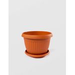 Casa si Gradina - Gradinarit si plante - Plante si ghivece - Ghivece si suporturi - Ghiveci Bella cu Tava, STERK, 32x24 cm, Plastic Maro - Infinity.ro