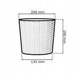 Casa si Gradina - Gradinarit si plante - Plante si ghivece - Ghivece si suporturi - Ghiveci decorativ de flori, Prosperplast, Rato Round, rotund, alb, 20x19 cm - Infinity.ro