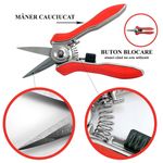 Casa si Gradina - Gradinarit si plante - Unelte gradinarit - Foarfeci gradinarit - Foarfeca mini, varf ascutit, pentru taierea si ingrijirea florilor, bonsai, 15 cm - Infinity.ro