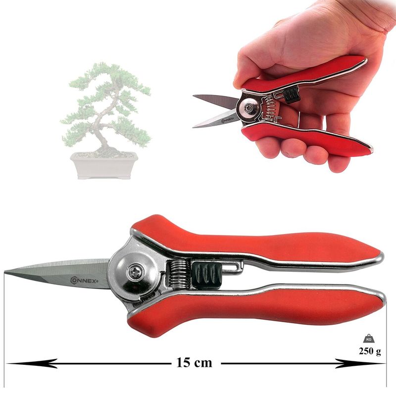 Casa si Gradina - Gradinarit si plante - Unelte gradinarit - Foarfeci gradinarit - Foarfeca mini, varf ascutit, pentru taierea si ingrijirea florilor, bonsai, 15 cm - Infinity.ro