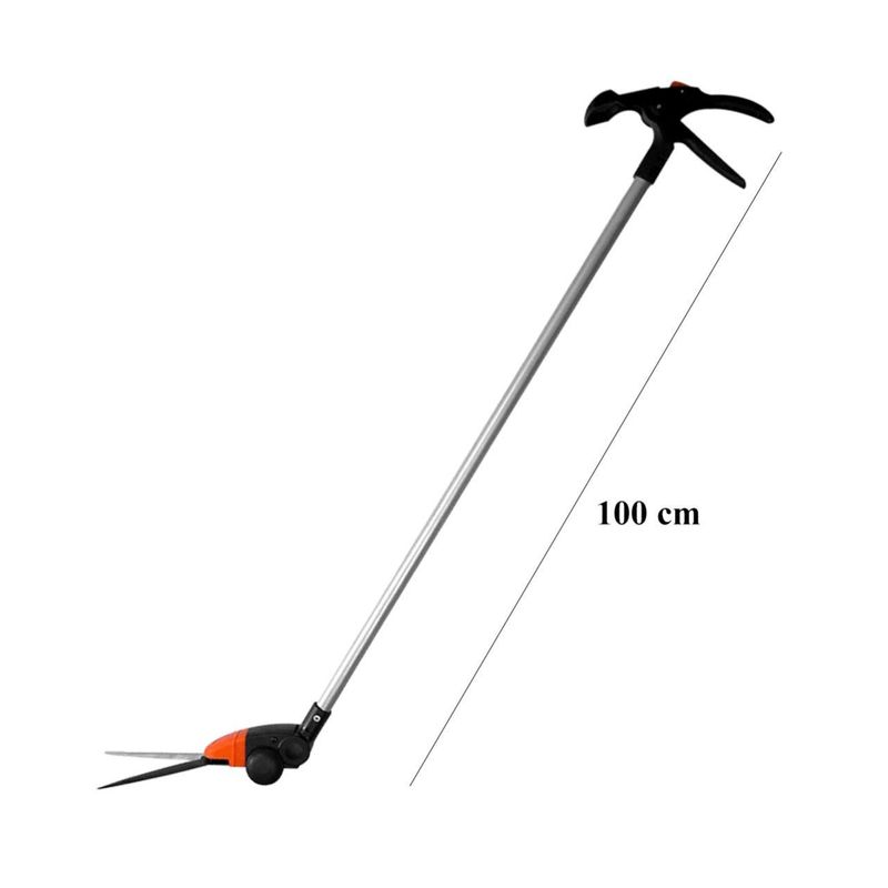 Casa si Gradina - Gradinarit si plante - Unelte gradinarit - Foarfeci gradinarit - Foarfeca iarba, gazon, rotativa, 90 grade, cu maner, 100 cm, Strend Pro - Infinity.ro