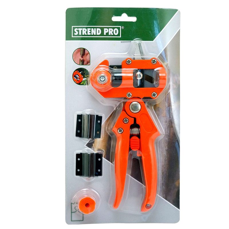 Casa si Gradina - Gradinarit si plante - Unelte gradinarit - Foarfeci gradinarit - Foarfeca pentru altoit pomi fructiferi, vita de vie, cu ghilotina, metoda Omega, 21.6 cm, Strend Pro - Infinity.ro