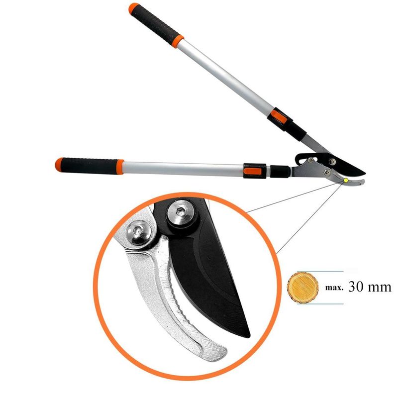 Casa si Gradina - Gradinarit si plante - Unelte gradinarit - Foarfeci gradinarit - Foarfeca crengi, tip bypass, maner telescopic 75-100 cm, Strend Pro - Infinity.ro