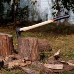 Casa si Gradina - Gradinarit si plante - Unelte gradinarit - Topoare - Topor pentru despicat, coada lemn, cu protectie, 3 kg, 10x90 cm, Richmann Exclusive - Infinity.ro