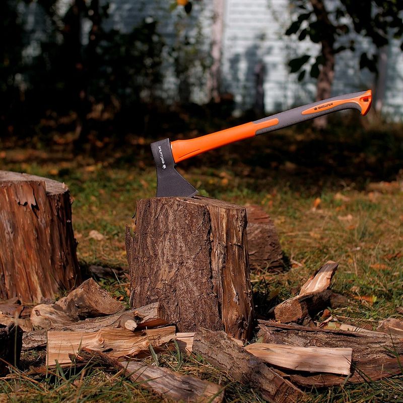 Casa si Gradina - Gradinarit si plante - Unelte gradinarit - Topoare - Topor, coada fibra, maner cauciucat, 1.5 kg, 13.5x87 cm, Richmann Exclusive - Infinity.ro