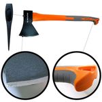 Casa si Gradina - Gradinarit si plante - Unelte gradinarit - Topoare - Topor, coada fibra, maner cauciucat, 1.5 kg, 13.5x87 cm, Richmann Exclusive - Infinity.ro