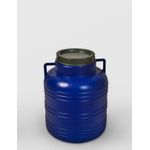 Casa si Gradina - Bucatarie si vesela - Organizare si depozitare bucatarie - Butoaie - Bidon 40 litri, cu capac prin infiletare si manere, Sterk, Plastic Albastru sau Alb - Infinity.ro