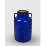 Casa si Gradina - Bucatarie si vesela - Organizare si depozitare bucatarie - Butoaie - Bidon 60 litri inalt, cu capac prin infiletare si manere, Sterk, Plastic Albastru - Infinity.ro