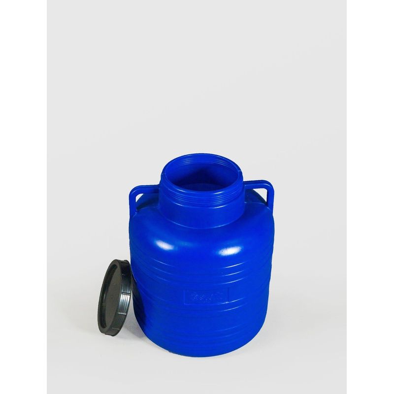 Casa si Gradina - Bucatarie si vesela - Organizare si depozitare bucatarie - Butoaie - Bidon 80 litri, gura mare, cu capac prin infiletare, Sterk, Plastic Albastru - Infinity.ro