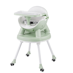 Jucarii, Copii si Bebe - Hrana si alaptare - Scaune de masa bebe - Scaun de masa pentru bebelusi multifunctinal 3 in1 culoare Verde ABYZ™ - Infinity.ro