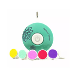 Ingrijire personala si Cosmetice/Aparate & accesorii ingrijire personala/Aparate cosmetice/Aparate pentru manichiura-pedichiura - Pila de unghii electrica pentru bebelusi si copii cu 6 capete, culoare Verde ABYZ™ - Infinity.ro