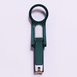 Ingrijire personala si Cosmetice - Manichiura si pedichiura - Unghiere si clesti manichiura & pedichiura - Ungheira cu lupa, culoare verde, manichiura pedichiura, otel inoxidabil ABYZ™ - Infinity.ro