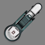 Ingrijire personala si Cosmetice - Manichiura si pedichiura - Unghiere si clesti manichiura & pedichiura - Ungheira cu lupa, culoare verde, manichiura pedichiura, otel inoxidabil ABYZ™ - Infinity.ro