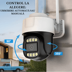 Casa si Gradina - Electrice - Smart Home - Camere de supraveghere - Camera de Supraveghere Ultra HD 4K/2K Exterior/Interior, Wi-Fi 2.4Ghz si 5Ghz, 360°, LED, Detectarea Miscarii - Infinity.ro