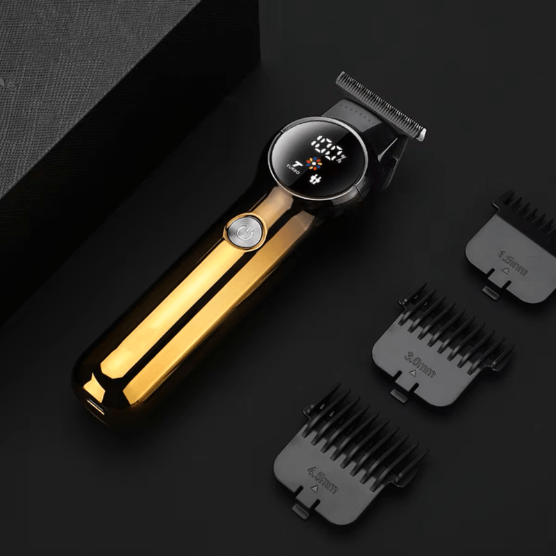 Ingrijire personala si Cosmetice - Aparate & accesorii ingrijire personala - Aparate de ras si tuns - Aparate de tuns - Aparat de Tuns Profesional VGR V-989 pentru Barba Contur & Corp Afisaj LED cu Acumulator Lame din Otel Inoxidabil - Infinity.ro