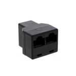 Laptop, Telefoane si Tablete - Telefoane mobile si accesorii - Accesorii Telefoane - Cabluri si adaptoare telefoane - Adaptor telefonic 1x RJ11 6P4C mama - 2x RJ11 6P4C mama negru Well - Infinity.ro