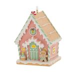 Casa si Gradina - Decoratiuni - Decoratiuni de sezon - Ornament brad Casuta Candy din turta dulce, 7x5.5x9 cm, multicolor - Infinity.ro