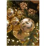 Casa si Gradina - Decoratiuni - Decoratiuni de sezon - Decoratiune brad ramura Eucalipt Glitter, 60 cm, auriu - Infinity.ro