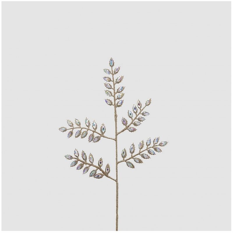 Casa si Gradina - Decoratiuni - Decoratiuni de sezon - Decoratiune brad ramura Feriga, 40 cm, auriu - Infinity.ro