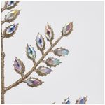 Casa si Gradina - Decoratiuni - Decoratiuni de sezon - Decoratiune brad ramura Feriga, 40 cm, auriu - Infinity.ro