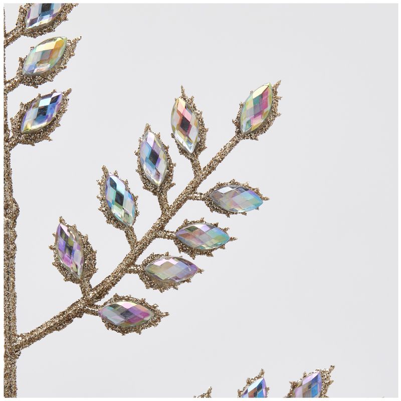 Casa si Gradina - Decoratiuni - Decoratiuni de sezon - Decoratiune brad ramura Feriga, 40 cm, auriu - Infinity.ro