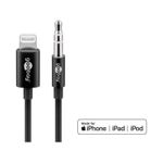 Laptop, Telefoane si Tablete - Telefoane mobile si accesorii - Accesorii Telefoane - Cabluri si adaptoare telefoane - Cablu LIGHTNING audio - Jack 3.5 mm 1m Certificat Apple MFI Goobay - Infinity.ro