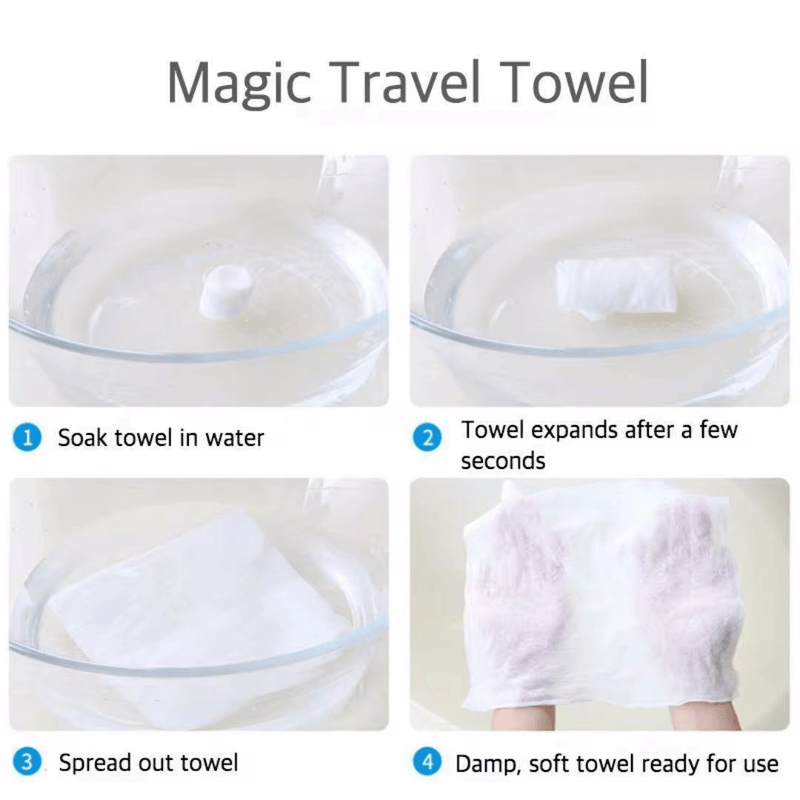 Casa si Gradina - Textile si covoare - Textile bucatarie - Servete si naproane - Servetele umede comprimate de unica folosinta, 5 bucati  ABYZ®™ - Infinity.ro