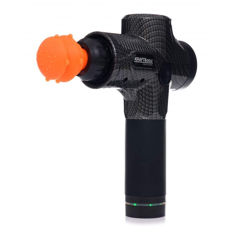 Ingrijire personala si Cosmetice - Sanatate si wellness - Articole wellness - Fotolii de masaj - Aparat de masaj tip pistol Masaj Gun cu percutii pentru relaxare musculara cu 7 accesorii B-3082 - Infinity.ro