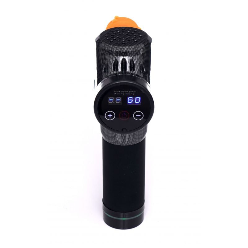 Ingrijire personala si Cosmetice - Sanatate si wellness - Articole wellness - Fotolii de masaj - Aparat de masaj tip pistol Masaj Gun cu percutii pentru relaxare musculara cu 7 accesorii B-3082 - Infinity.ro